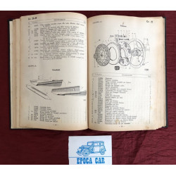 CATALOGO PARTI DI RICAMBIO STAMPATO GIUGNO 1940