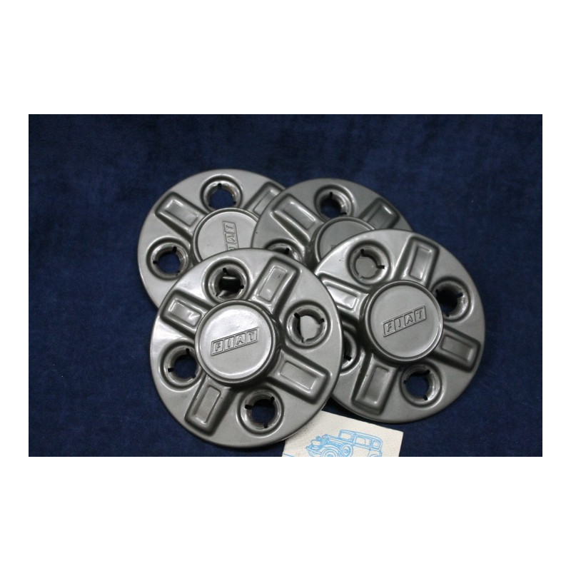 COPPA RUOTA ACCIAIO GRIGIO FIAT 127 C 128 C CADAUNO