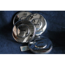 FIAT 132 GLS 74'  SET 4 CHROMED HUBCAP WHEELS