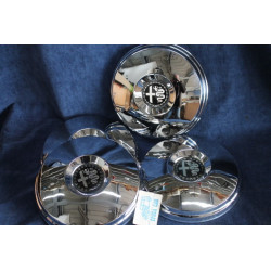 SET 4 PCS HUBCAP WHEEL USED RESTORED PERFECT