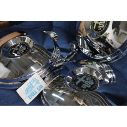 SET 4 PCS HUBCAP WHEEL USED RESTORED PERFECT
