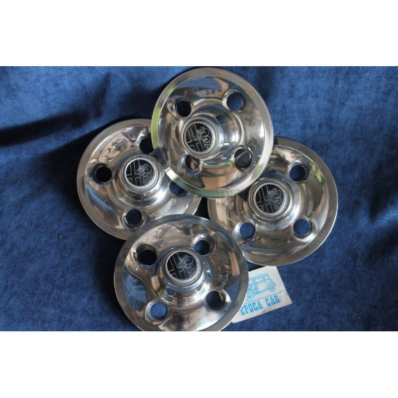 ALFETTA COPPA RUOTA ACCESSORIO LOGO CON IMPERFEZIONI SET 4 PEZZI