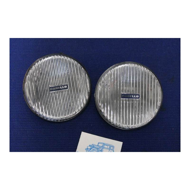 N.2 OPTICAL UNITS CARELLO MIRAGE 140 DIAM FOGLAMP CLEAR