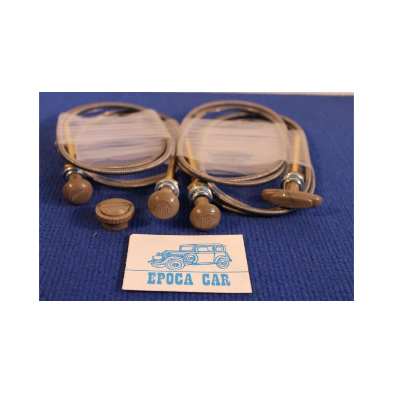 SERIE COMPLETA POMELLI INTERNI MARRONE CON GUAINE E FILI 