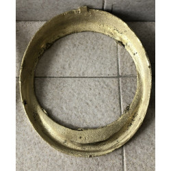 CORNICI FARO IN OTTONE DA ADATTARE E CROMARE PER MODELLO 1400 SIATA DAINA E CISITALIA COPPIA