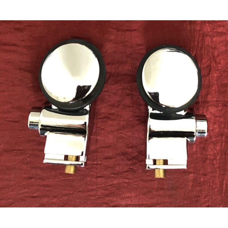 PULSANTI SCORRIVETRO MODELLO CROMATO COPPIA