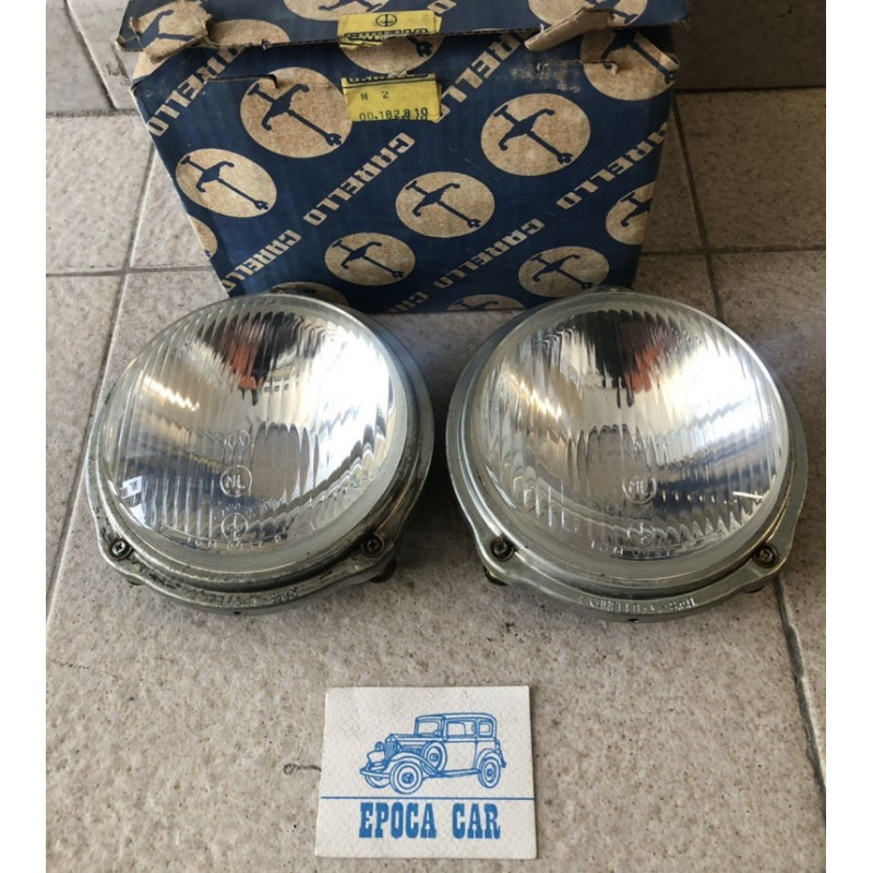 GRUPPI OTTICI ORIGINALI CARELLO FIAT 600 MULTIPLA 1 SERIE COPPIA NOS
