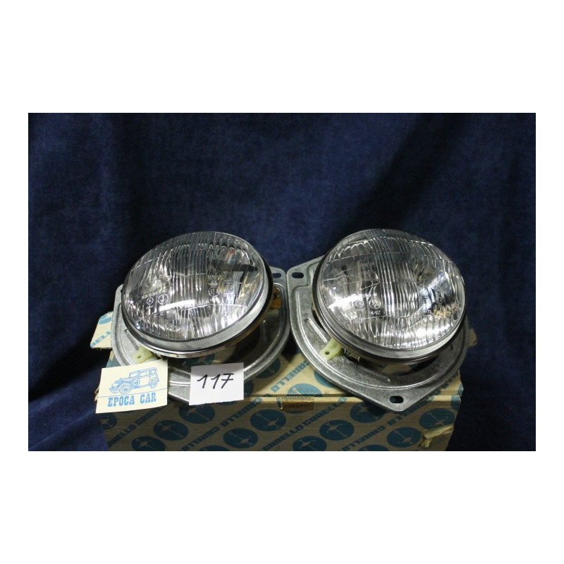 CARELLO COPPIA PROIETTORI ASIMMETRICI DIAM 170mm