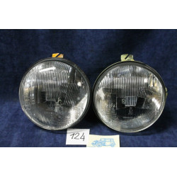 COPPIA GRUPPO OTTICO JODIO H1 CARELLO FIAT 128 RALLY DIAM 170 mm