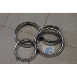 COPPIA CORNICI FARO INOX GIULIA SUPER 1600 N.O.S.