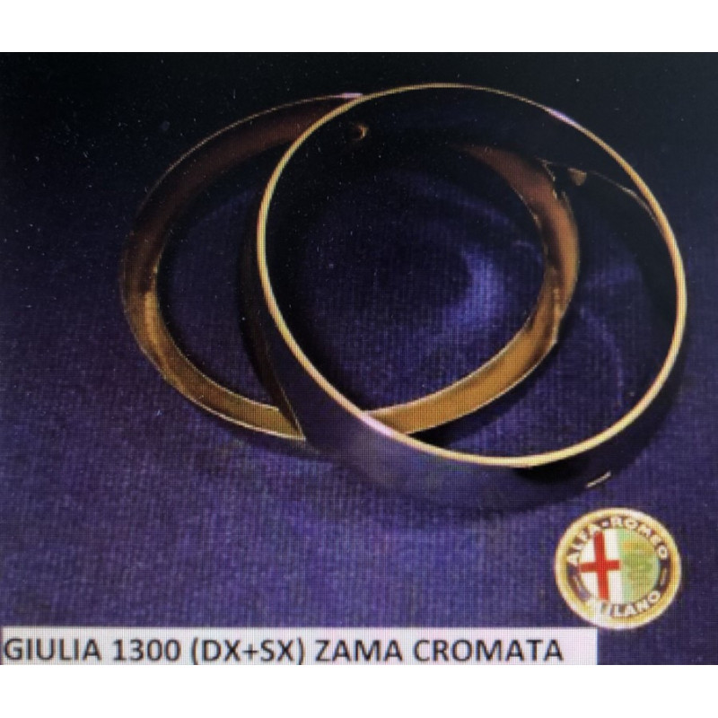 CORNICI FARO ZAMA CROMATA GIULIA  1300 N.O.S. COPPIA 
