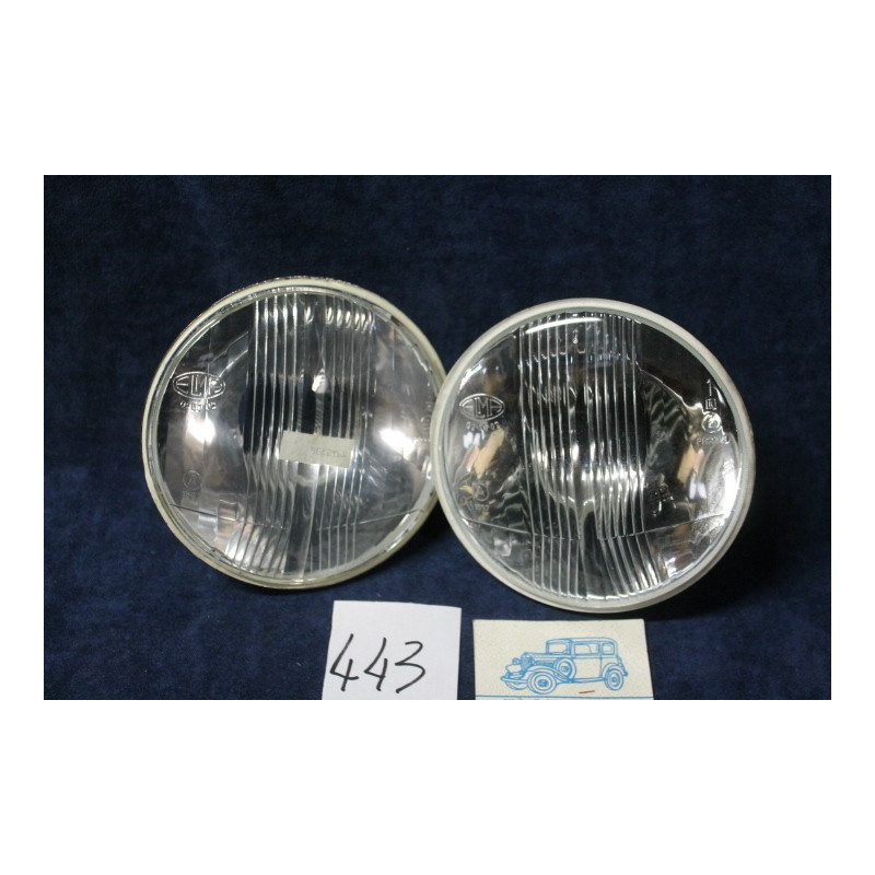 COPPIA GRUPPO OTTICO ELMA 136mm DIAM INTERNI ASIMMETRICO N.O.S.