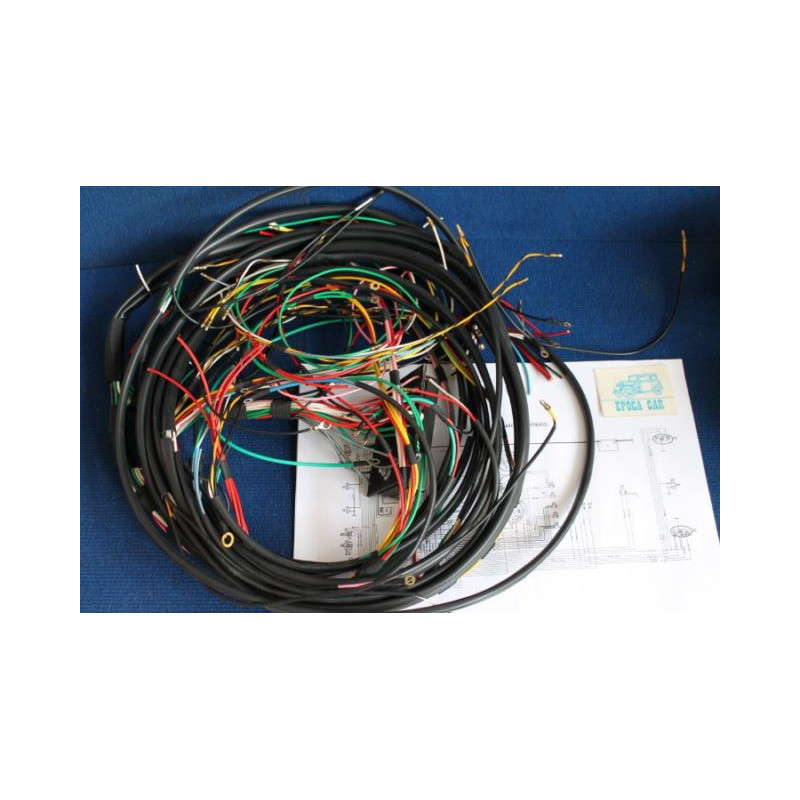 IMPIANTO ELETTRICO COMPLETO ( DI : VALVOLIERA, SCHEMI MONTAGGIO , TUTTI I FILI CON CAPICORDA SALDATI ) SPEC. TIPO DI FILO