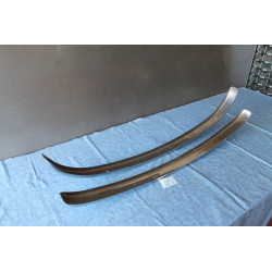 COUPLE BUMPERS STEEL  INOX FIAT 600 NOS