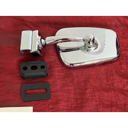 COPPIA SPECCHI ESTERNI CROMATI A MORSETTO 