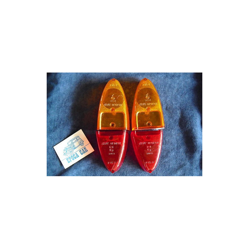 FIAT 1100 58'  1100 D .....ETC  SET LENSES TAIL LIGHTS N.O.S. ARIC 