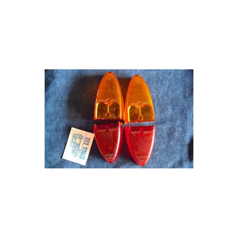 FIAT 1100 58'  1100 D .....ETC  SET LENSES TAIL LIGHTS N.O.S. LEART 