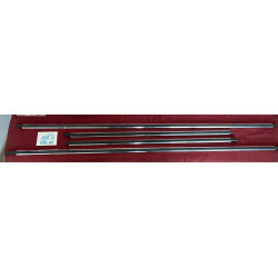 SIDE ALUMINIUM TRIM WITH RUBBER FIAT 1100 A-B-E 508C (4 PARTS)