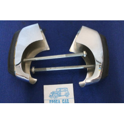 FIAT 1100 D COUPLE FRONT BUMPER GUARDS NOS
