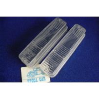 coppia plastiche fanalini anteriori carello