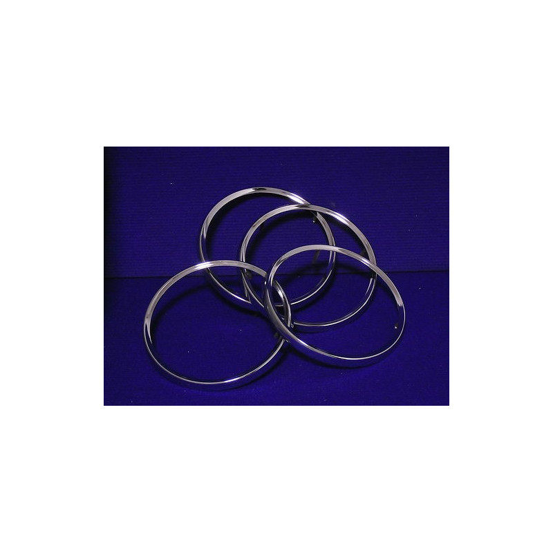 SET 4 PCS HEADLAMP RINGS FLAMINIA COUPE'