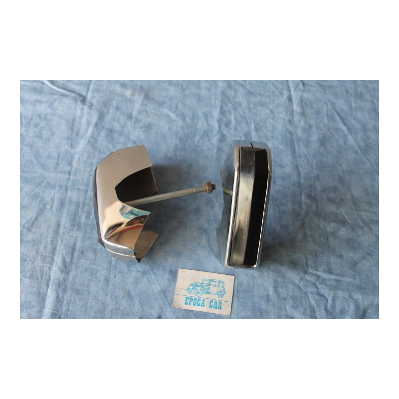 ALFA 1750 2000 BN COUPLE FRONT BUMPER GUARDS RESTORED