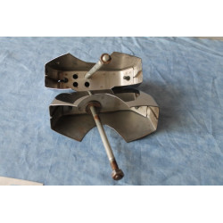 ALFA 1750 2000 BN COUPLE FRONT BUMPER GUARDS RESTORED
