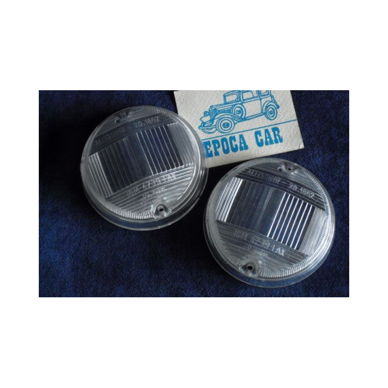 PAIR FRONT LIGHT LENSES 124 AC ALTISSIMO