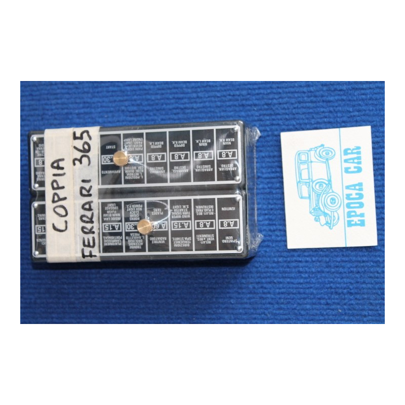 FUSE WITH PLATES FERRARI 365