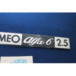 SCRITTA POSTERIORE ALFA 6 2.5