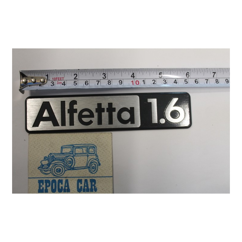 SCRITTA POSTERIORE ALFETTA 1.6
