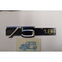 SCRITTA ALFA 75 1.8  IN ORO