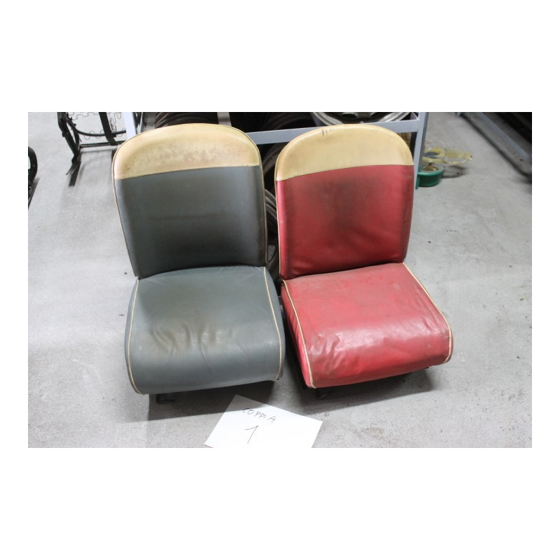 COPPIA SEDILI USATI N.1  FIAT 500 600