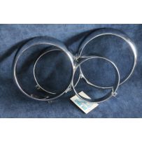 COUPLE CHROMED GIULIA SUPER  WITH DEFECT NOS