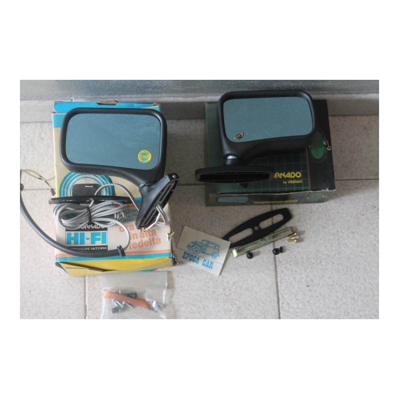 COUPLE MIRRORS  BABY VITALONI  SX CON ANTENNA INCORPORATA