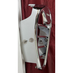 CENTRE GRILLE HEART CHROME MASK
