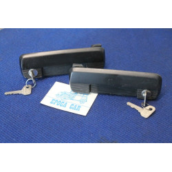 COPPIA MANIGLIE NERE ORIGINALI CROMODORA