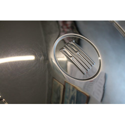FIAT 1100 R  124 SET  4 PIECES CHROMED COVER WHEELS NOS