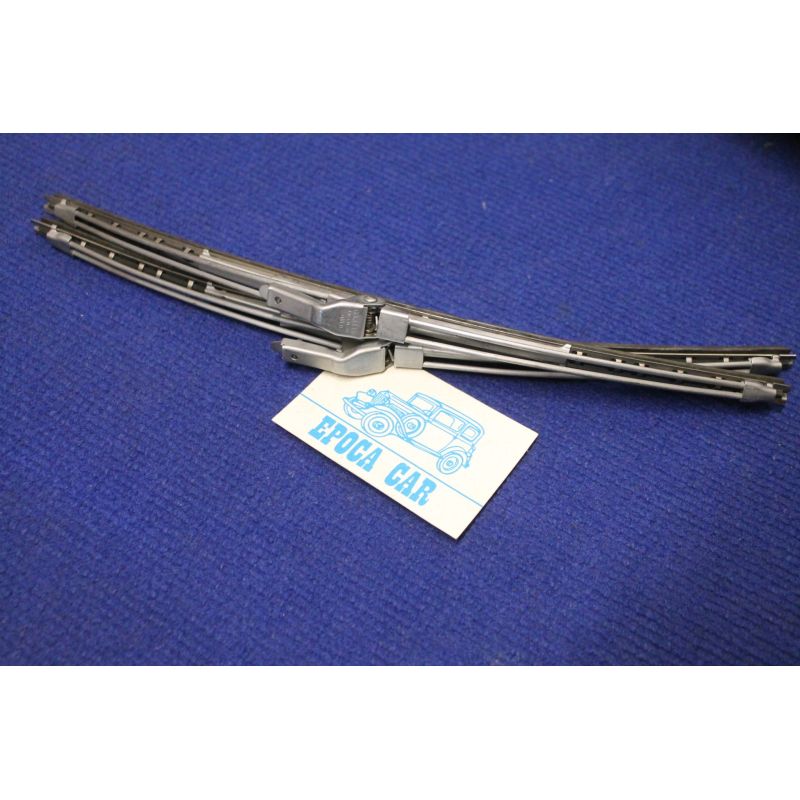 COPPIA SPAZZOLE CARELLO ANTIVENTO CM 33 SATINATE  NOS