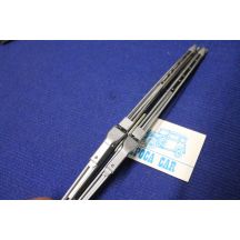 COPPIA SPAZZOLE CARELLO ANTIVENTO CM 33 SATINATE  NOS