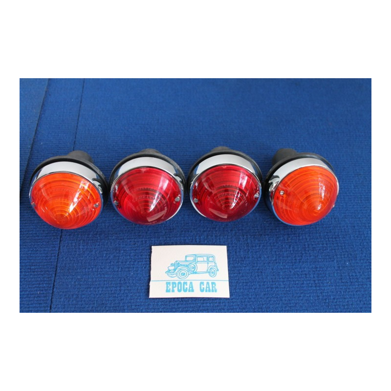 TAILIGHT FERRARI 250 GTO- 250 SWB-AND OTHER SET COMPLETE (2 RED + 2 ORANGE)