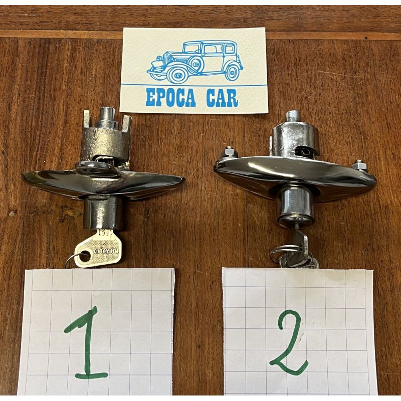 ALFA ROMEO MASERATI FERRARI PULSANTE CROMATO CON CHIAVE APERTURA COFANO POSTERIORE (SPECIFICARE ATTACCO)