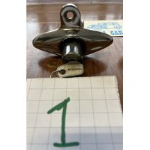 ALFA ROMEO MASERATI FERRARI PULSANTE CROMATO CON CHIAVE APERTURA COFANO POSTERIORE (SPECIFICARE ATTACCO)