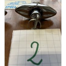 ALFA ROMEO MASERATI FERRARI PULSANTE CROMATO CON CHIAVE APERTURA COFANO POSTERIORE (SPECIFICARE ATTACCO)