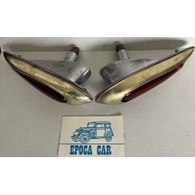 COPPIA FANALINI POSTERIORI  A GOCCIA MODELLI TOURING   ( RIFATTI PRONTI DA ADATTARE E CROMARE )