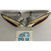 COPPIA FANALINI POSTERIORI  A GOCCIA MODELLI TOURING   ( RIFATTI PRONTI DA ADATTARE E CROMARE )