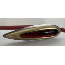 COPPIA FANALINI POSTERIORI  A GOCCIA MODELLI TOURING   ( RIFATTI PRONTI DA ADATTARE E CROMARE )