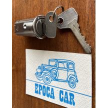 CILINDRO SERRATURA CON CHIAVE PORTA ESTERNA fiat 508 c 1100 a b e ( controllare misure )