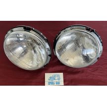 HEADLIGHT COMPLETE ALFA ROMEO GIULIETTA 2 3 S. AND GIULIA SPIDER PAIR
