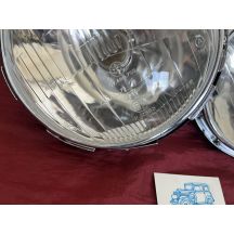 HEADLIGHT COMPLETE ALFA ROMEO GIULIETTA 2 3 S. AND GIULIA SPIDER PAIR